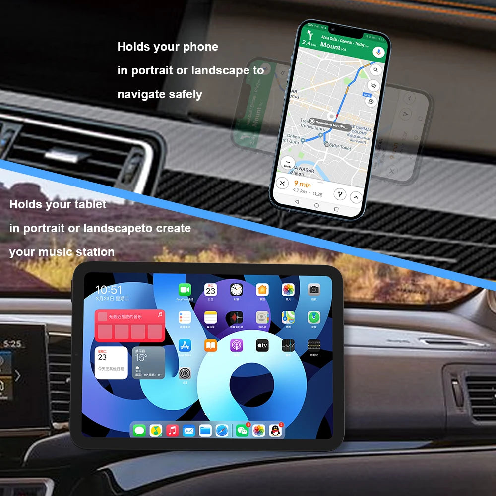 Magnetic Car Phone Holder – Stable Dashboard Mount