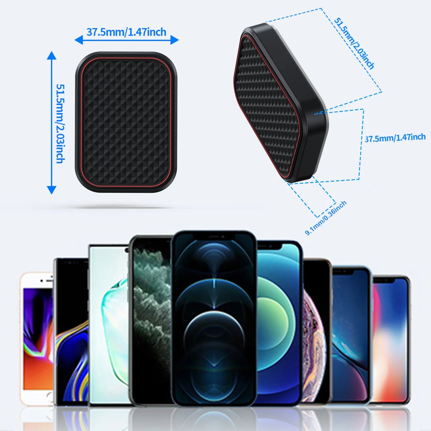 Magnetic Car Phone Holder – Stable Dashboard Mount